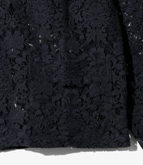 Widespread Collar Shirt - Raschel Lace