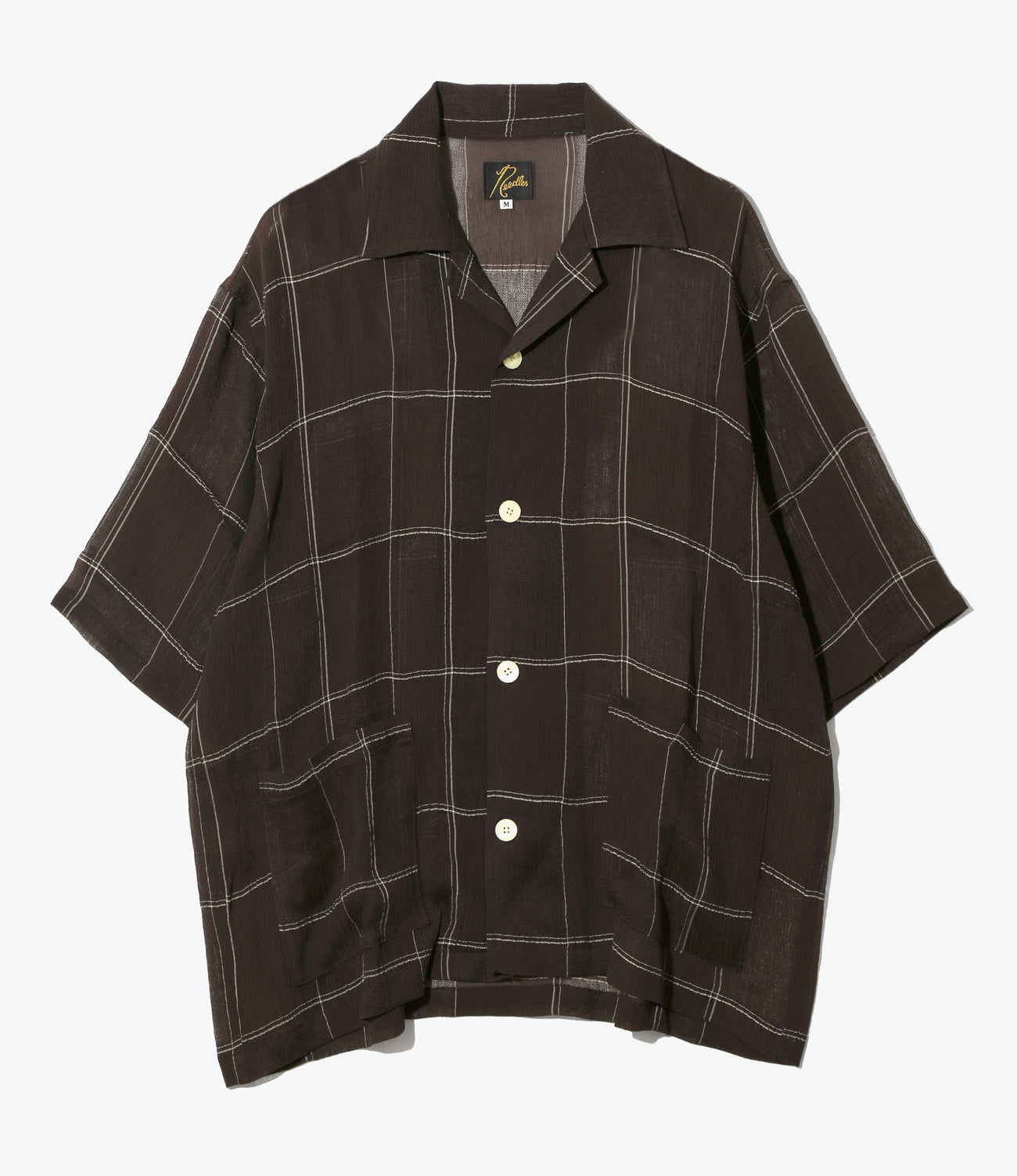 トップス 2026 Needles CABANA SHIRT CUPRA CREPE Cabana Shirt - Cupra Crepe Plaid – NEPENTHES ONLINE STORE