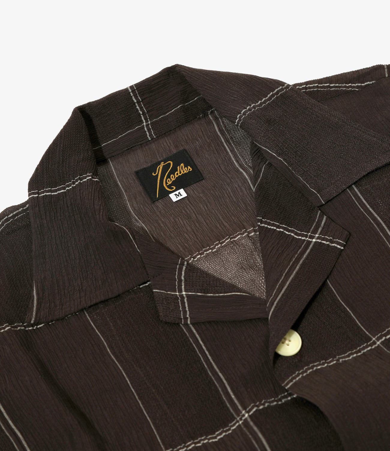 Cabana Shirt - Cupra Crepe Plaid – NEPENTHES ONLINE STORE