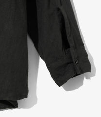 Half Zip Work Shirt - Brushed Linen Canvas