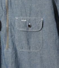 Half Zip Work Shirt - C/L Chambray