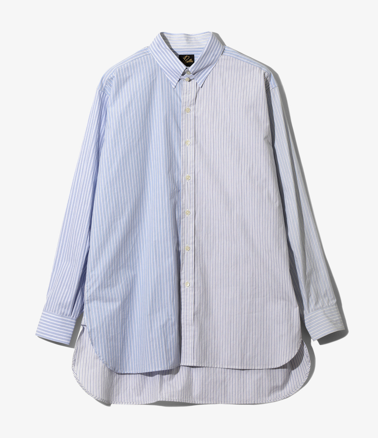 Combo Tab Collar Shirt - Cotton Typewriter Stripe – NEPENTHES