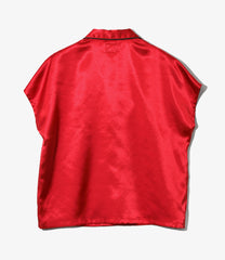 French Sleeve Blouse - Poly Sateen