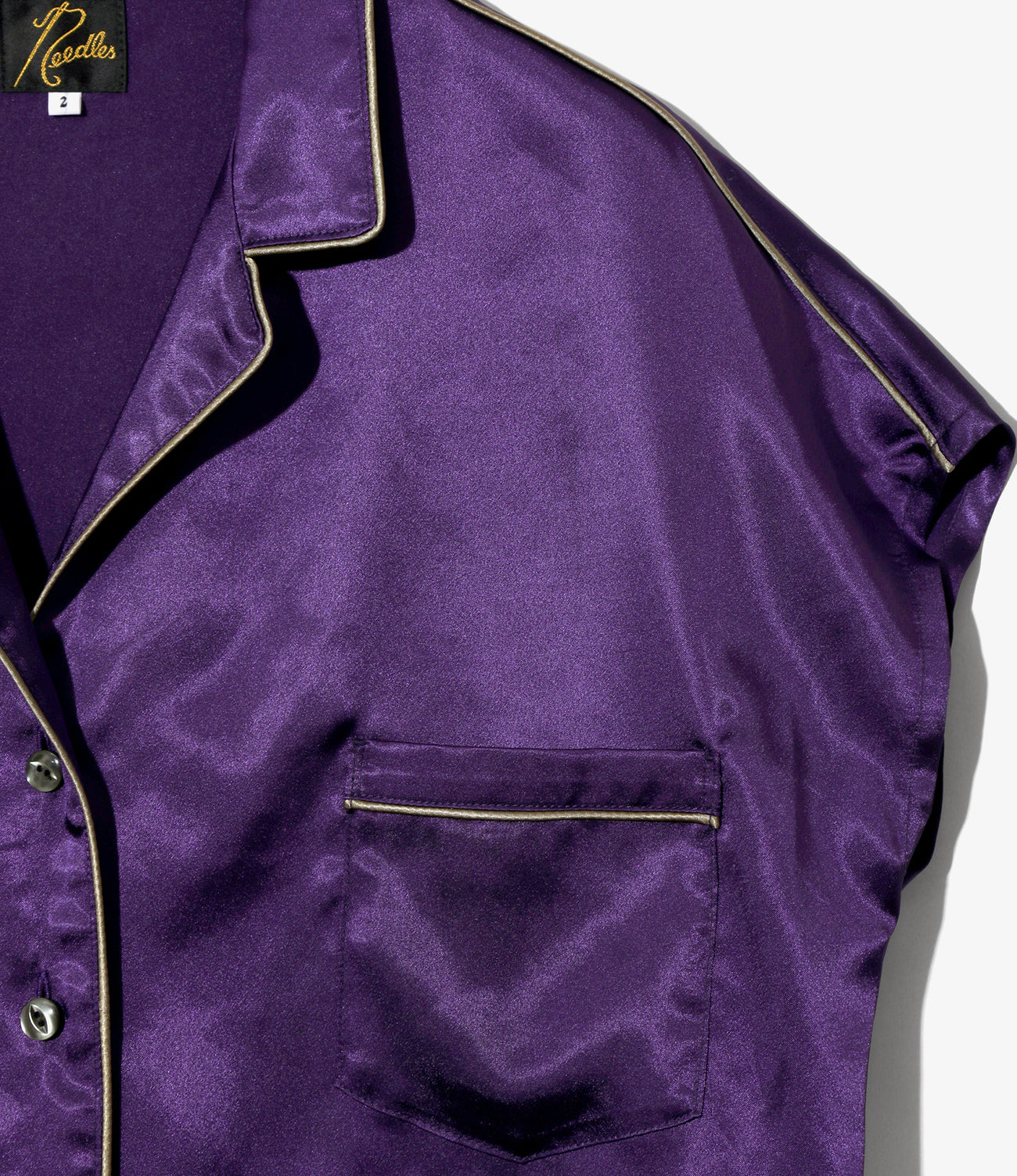 French Sleeve Blouse - Poly Sateen