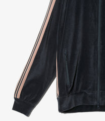 Rib Collar Track Jacket - C/PE Velour