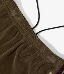 Boot-Cut Track Pant - C/PE Velour