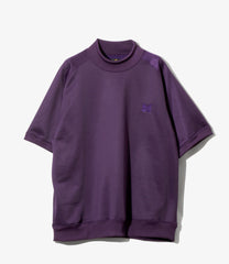 S/S Mock Neck Shirt - Bright Jersey