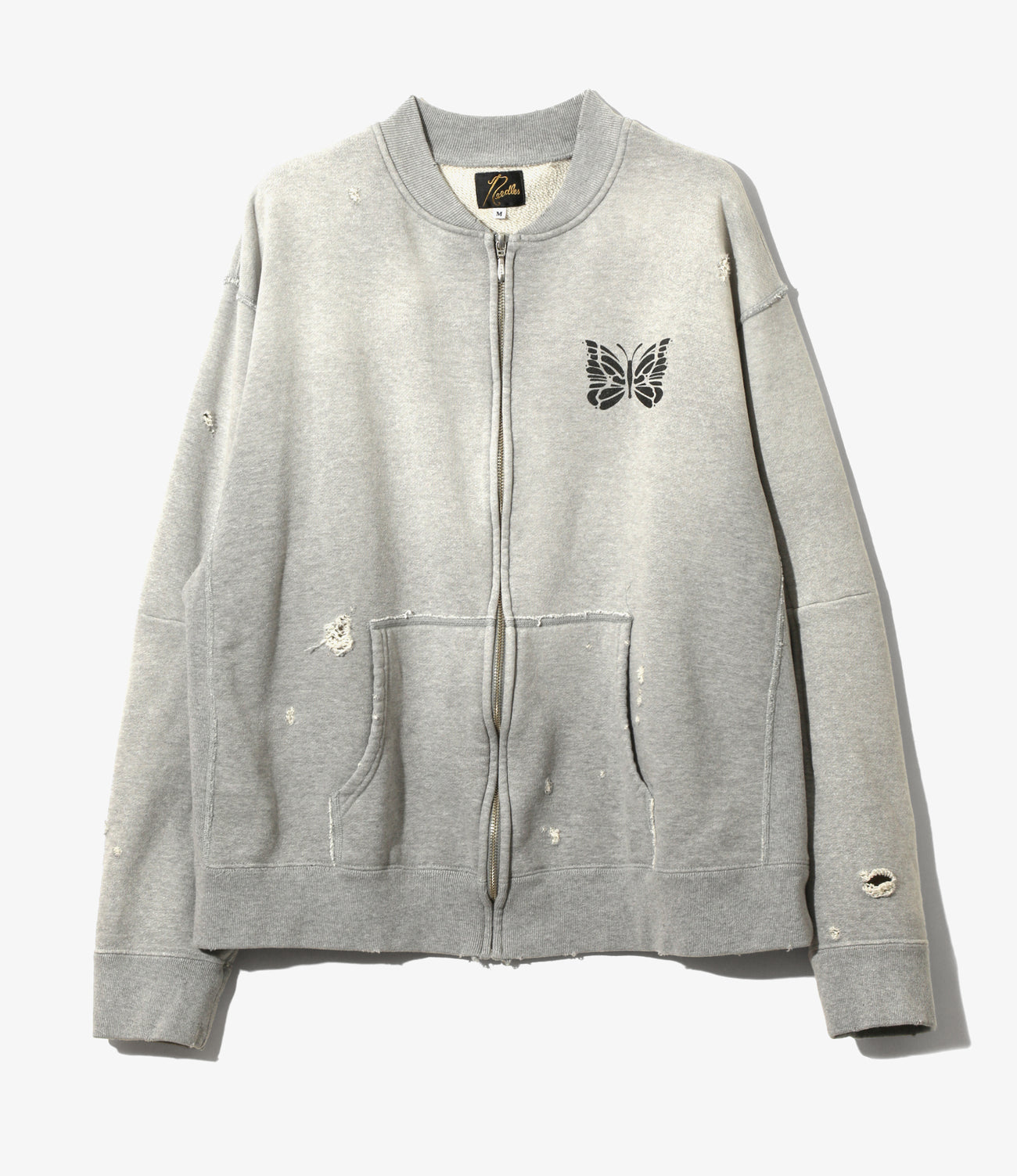Deconstructed Zipped Sweat – NEPENTHES ONLINE STORE