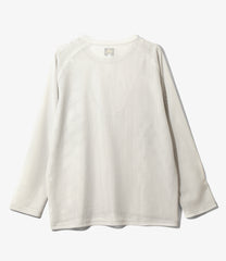 L/S U-Neck Tee - Geo Raschel Lace