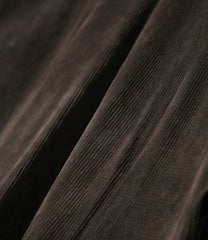 L/S U-Neck Tee - Flocked Stripe Lace