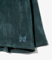 V-Neck Cardigan - Flocked Stripe Lace