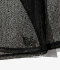 L/S U-Neck Tee - Tulle Dot Lace