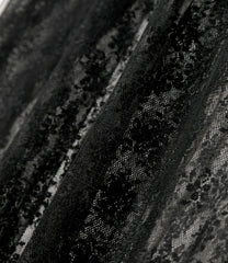 V-Neck Cardigan - Floral Raschel Lace