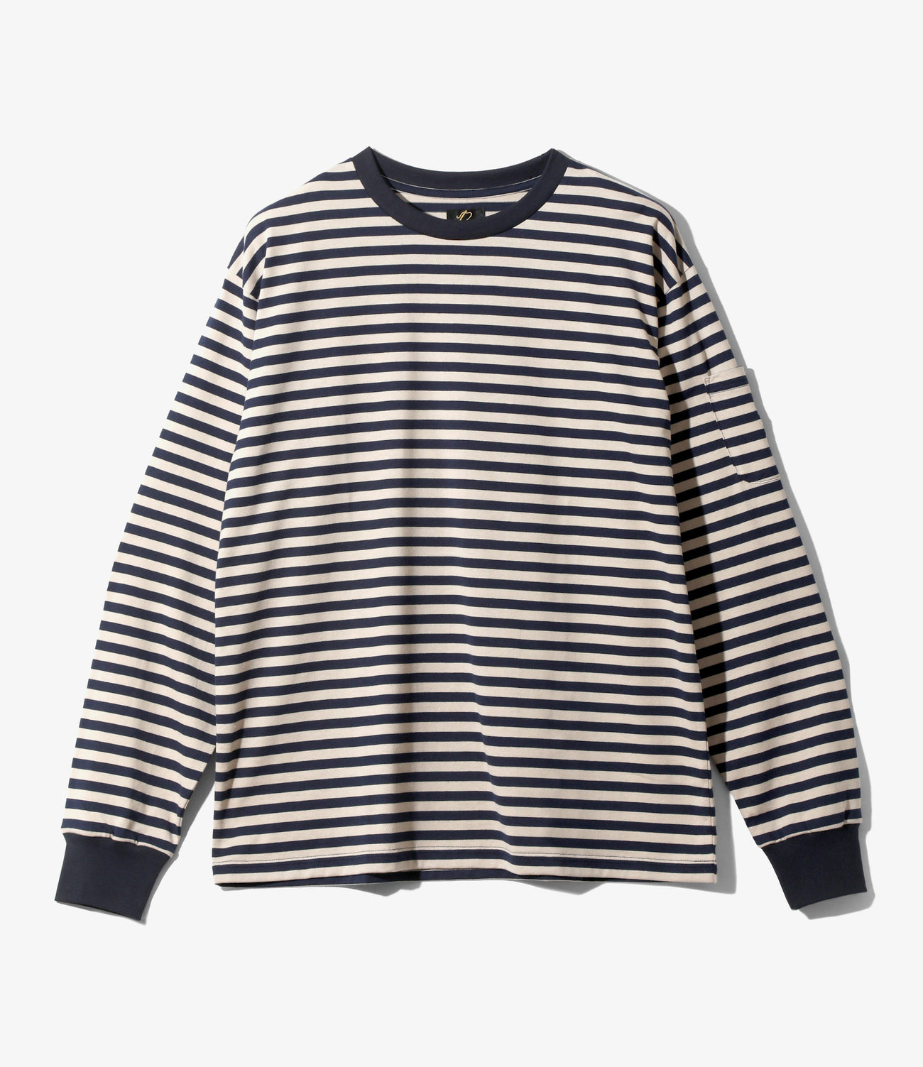 L/S Crew Neck Tee - Cotton Stripe Jersey – NEPENTHES ONLINE STORE