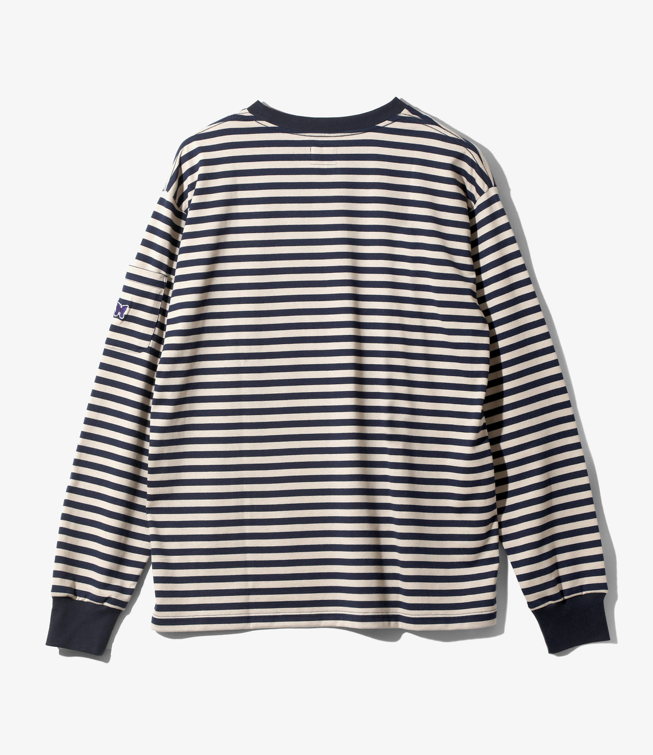 L/S Crew Neck Tee - Cotton Stripe Jersey – NEPENTHES ONLINE STORE