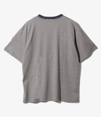 S/S Crew Neck Tee - Cotton Stripe Jersey