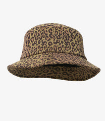 Bucket Hat - Poly Jq. / Leopard
