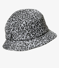 Bucket Hat - Poly Jq. / Leopard