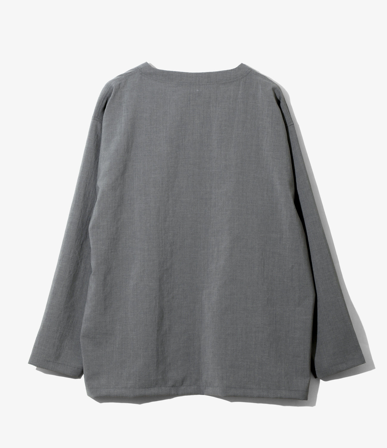 V-Neck Cardigan - Poly Oxford