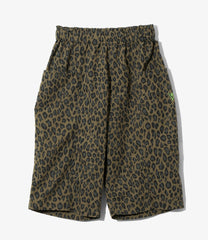 Army String Cropped Pant - C/N Poplin / Leopard