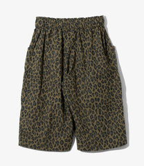Army String Cropped Pant - C/N Poplin / Leopard