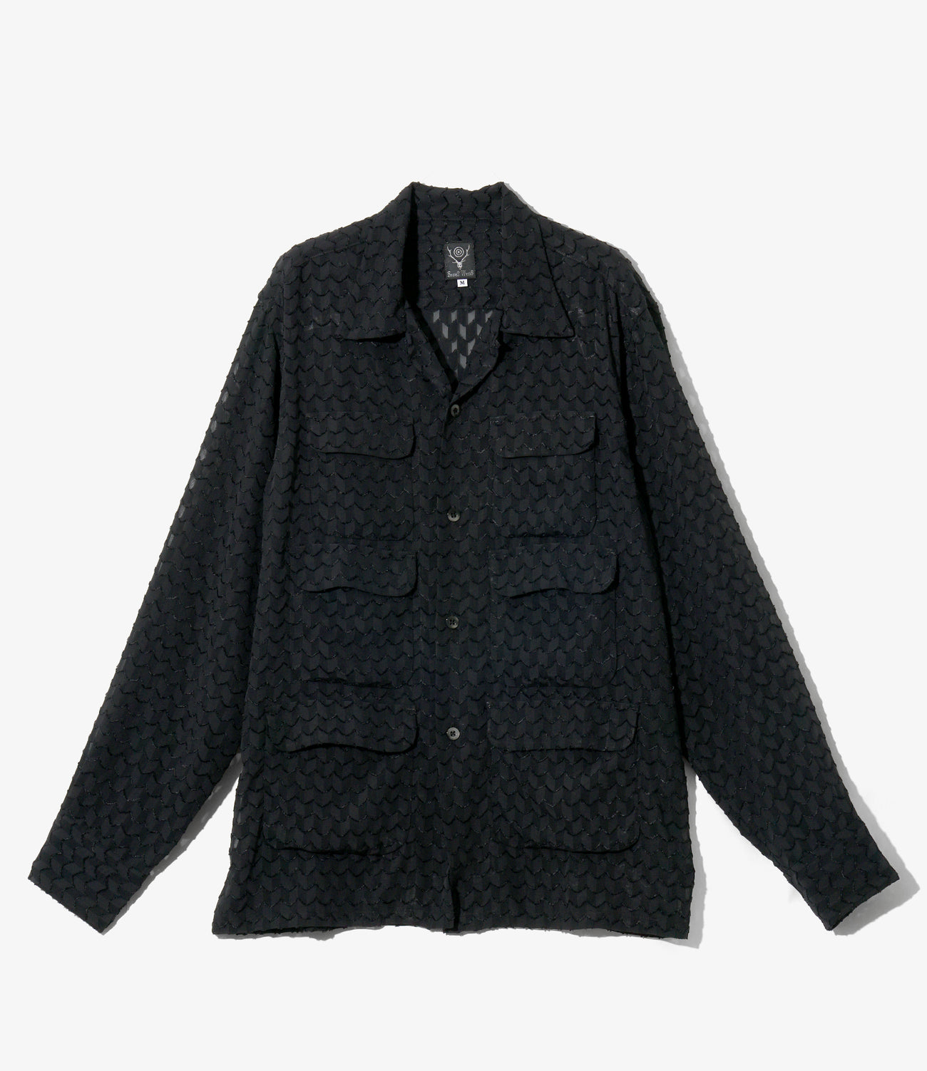 6 Pocket Shirt - Poly Chiffon Cut Jq.