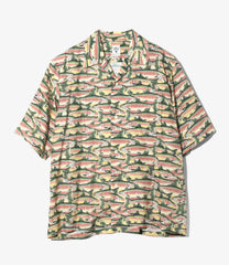 S/S Open Collar Shirt - Trout