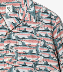 S/S Open Collar Shirt - Trout