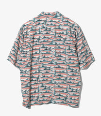 S/S Open Collar Shirt - Trout