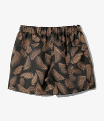 Belted Short - Poly Twill / Printed