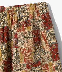 String Slack Short - Batik Printed Patchwork
