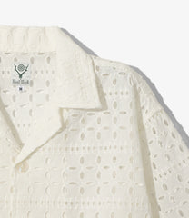 Cabana Shirt - Cutwork Embroidery