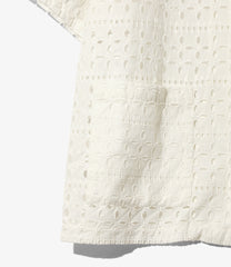 Cabana Shirt - Cutwork Embroidery