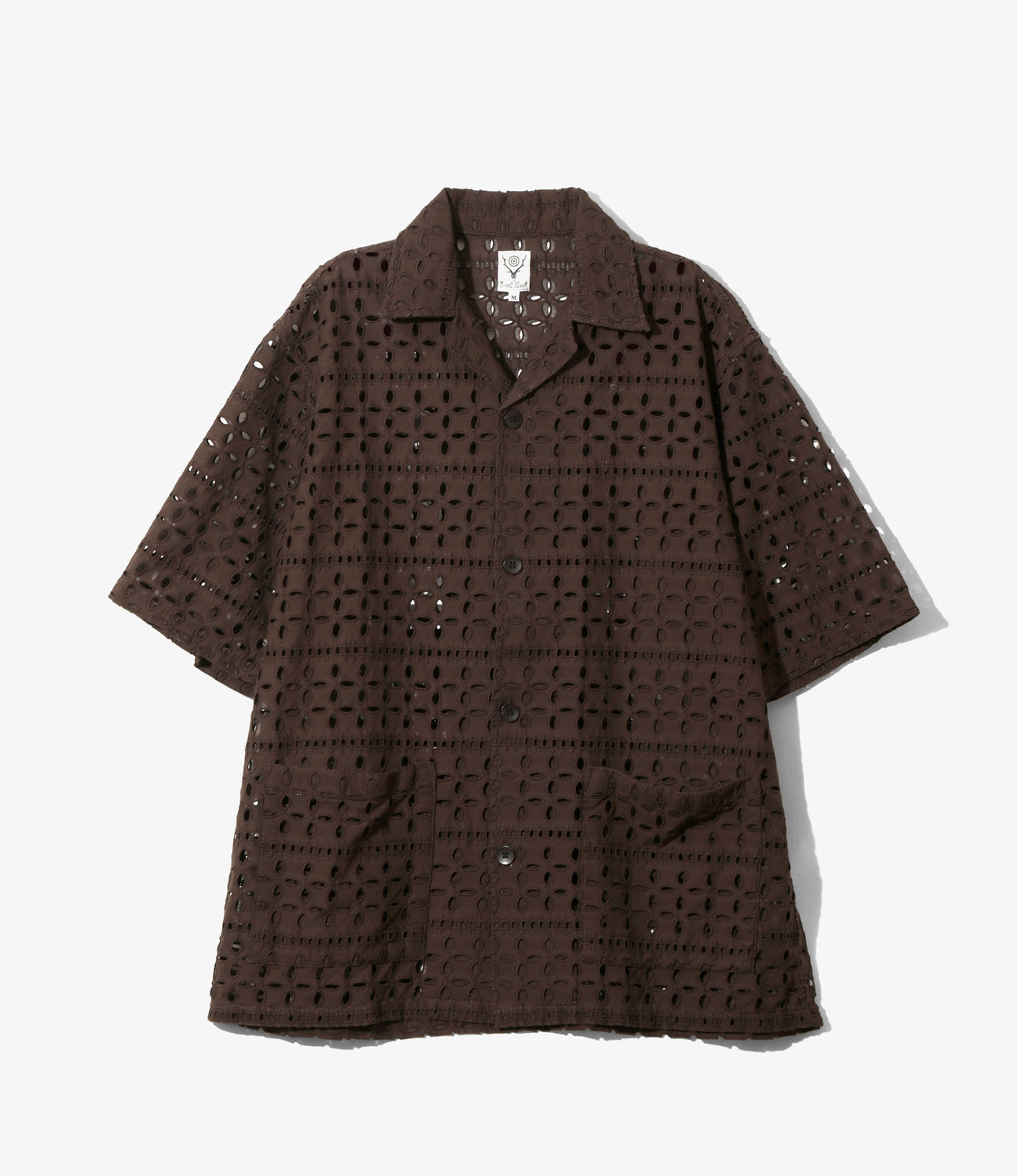 Cabana Shirt - Cutwork Embroidery