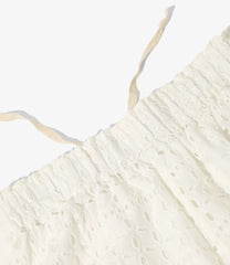 Army String Pant - Cutwork Embroidery