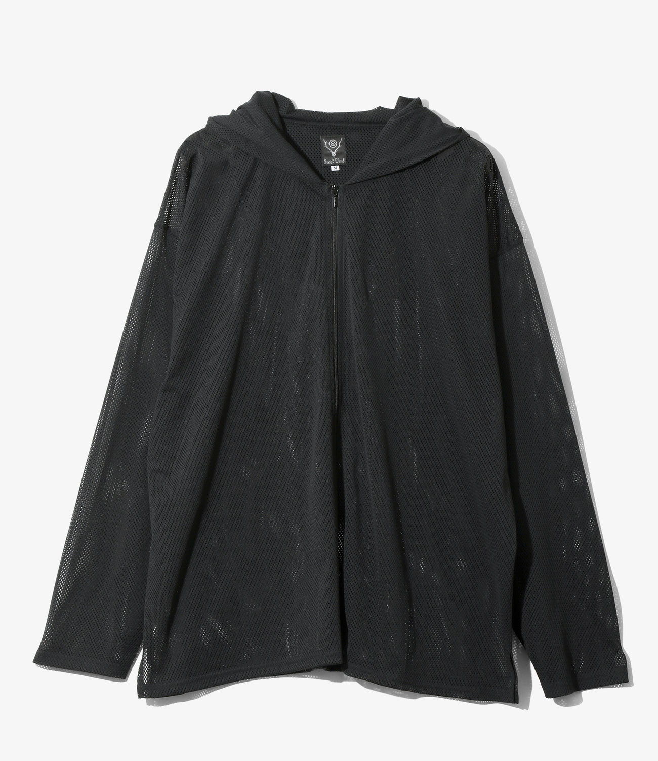 【BLACK】メッシュ ジップ フーディ Zipped Hoody - Knit Mesh – NEPENTHES ONLINE STORE
