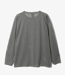 L/S Crew Neck Shirt - Knit Mesh