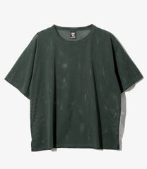 S/S Crew Neck Shirt - Knit Mesh