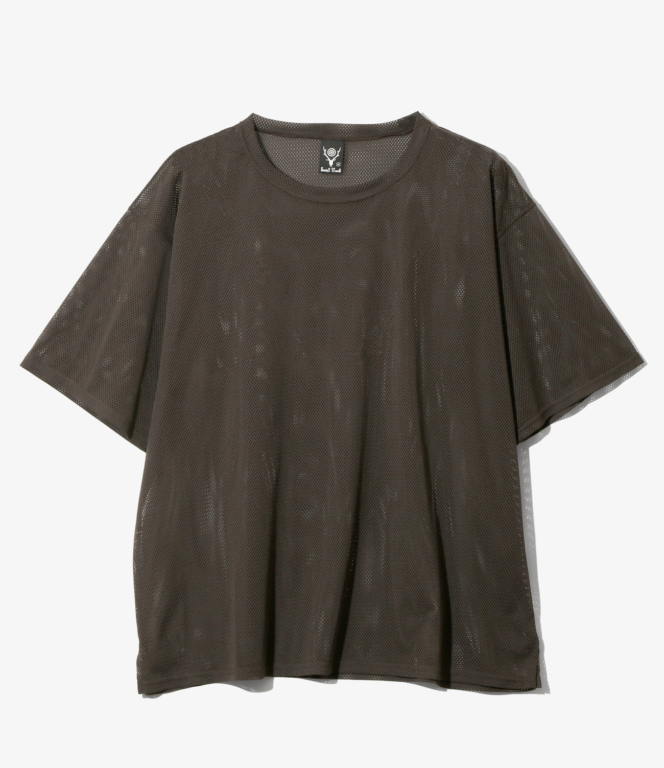 S/S Crew Neck Shirt - Knit Mesh