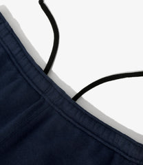 Emb. String Sweat Short - Cotton French Terry