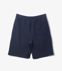 Emb. String Sweat Short - Cotton French Terry