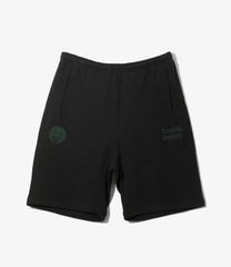 Emb. String Sweat Short - Cotton French Terry