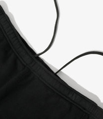 Emb. String Sweat Short - Cotton French Terry