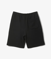 Emb. String Sweat Short - Cotton French Terry