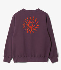 Crew Neck Sweat Shirt - Cotton French Terry