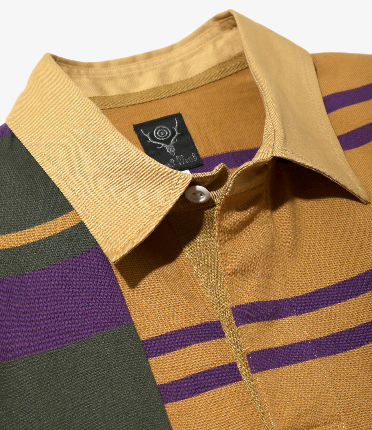 Rugger Shirt - Cotton Jersey / Crazy Pattern Square