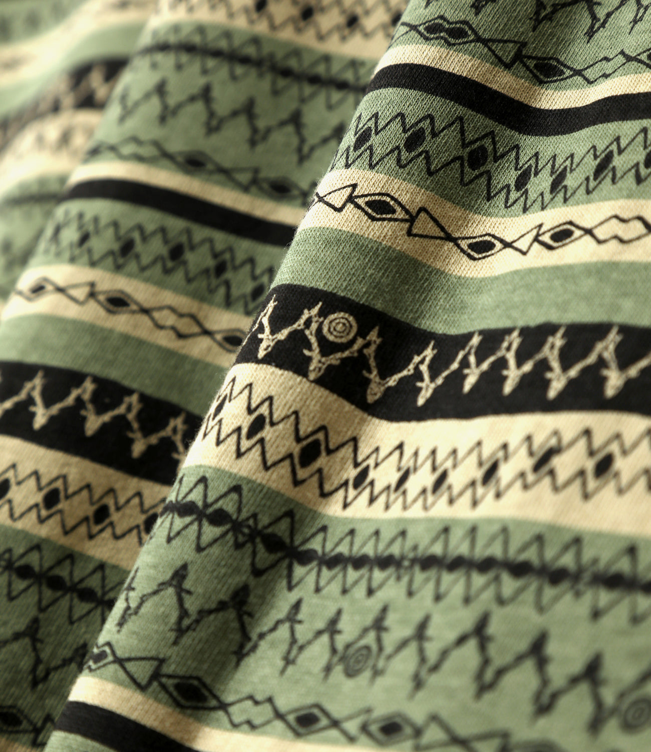 S/S Polo Shirt - Cotton Jersey / Stripe Printed