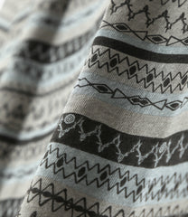 S/S Polo Shirt - Cotton Jersey / Stripe Printed