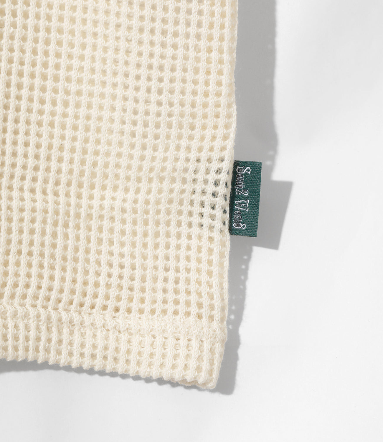 S/S Open Collar Shirt - Cotton Mesh