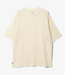 S/S Crew Neck Tee - Cotton Mesh
